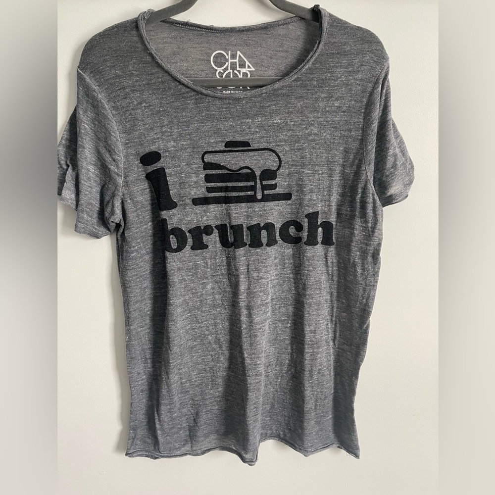 Chaser I Love Brunch Burnout Tee